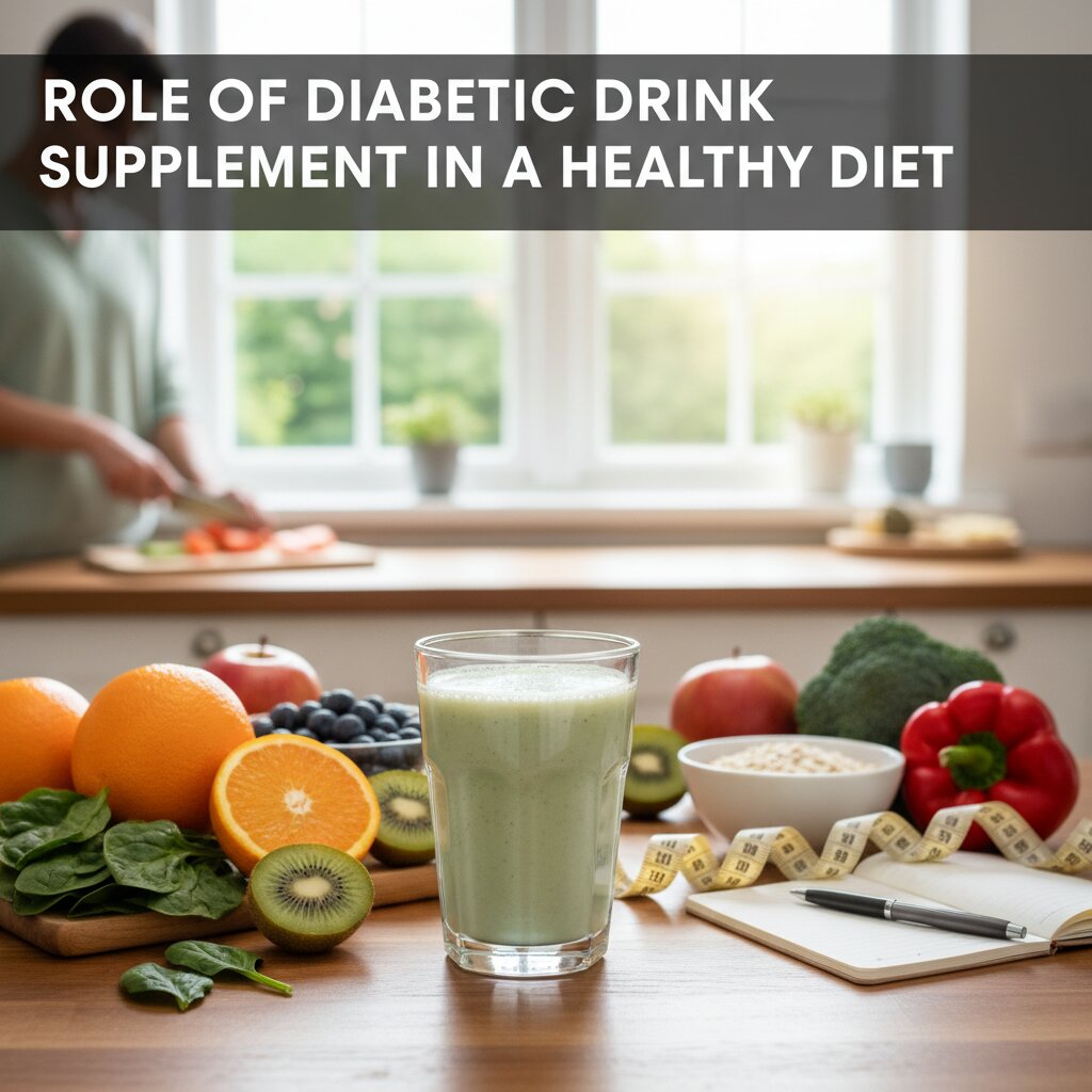 Diabetic Drink Supplement in a Healthy Diet