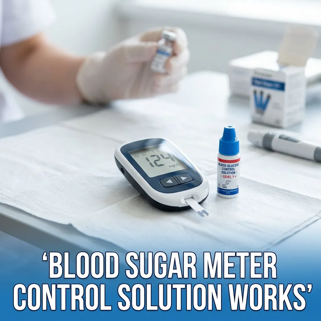 Blood Sugar Meter Control Solution 