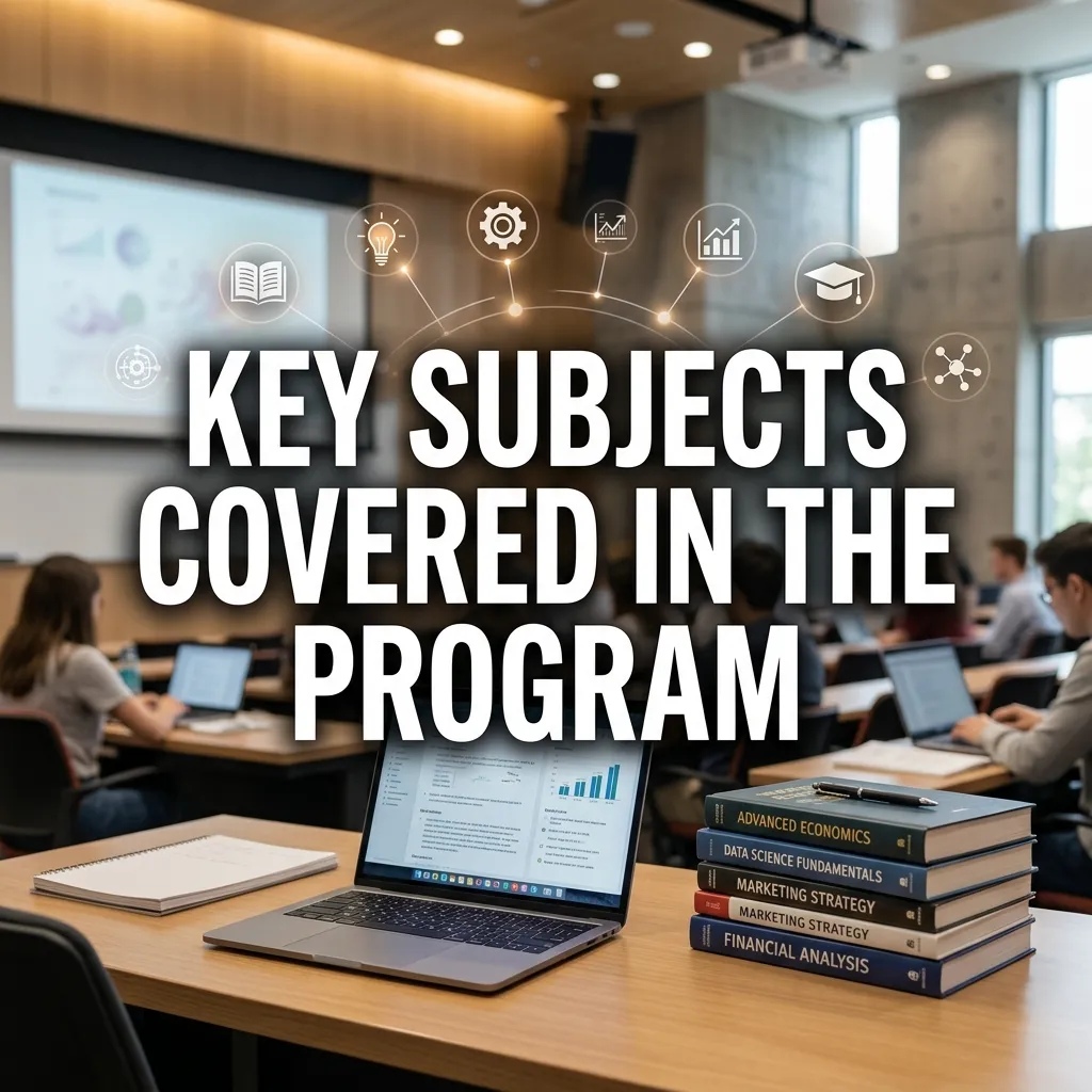 Key Subjects Covered in the Program